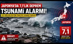 Japonya'da 7,1'lik Deprem Sonrası Tsunami Alarmı