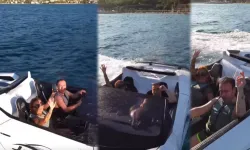 Bodrum'da Ferrari'li deniz keyfi!