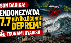 Endonezya'da 7.7 Büyüklüğünde Deprem! Tsunami Uyarısı