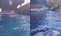 Fethiye'de gezi teknesinde yangın dehşeti