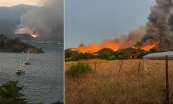 Fethiye'de orman yangını yerleşim yerlerine ulaştı: Huzurevi tahliye edildi