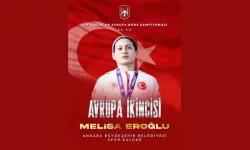 Melisa Eroğlu Avrupa ikincisi oldu