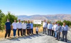 Pütürge'de 14 kilometrelik bağlantı yolu yenileniyor