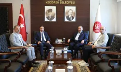 TİMBİR heyetinden Keçiören Belediye Başkanı Mesut Özarslan'a ziyaret