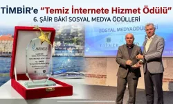 TİMBİR'e 'Temiz İnternete Hizmet Ödülü': Şâir Bâkî Sosyal Medya Ödülleri'nde anlamlı buluşma