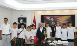 Türkiye Şampiyonlarından Başkan Koçal'a teşekkür