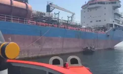Yalova'da makine arızası yapan tanker kurtarıldı