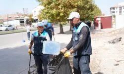 Battalgazi'de boşaltılan konteyner alanlarında temizlik