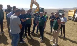 DSİ 24. Bölge Müdürü Kotan, Kağızman Barajı Yeniden Yerleşim Alanında incelemelerde bulundu
