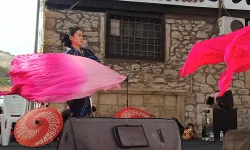 Japon halk dansları topluluğunun Beypazarı gösterisi ilgi gördü