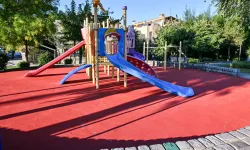 Manisa'dan park ve oyun alanlarına güvenli zemin
