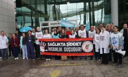 Mudanya'da sağlık örgütleri sağlık çalışanına şiddete karşı toplandı