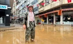 Pazar'da yağış sonrası temizlik seferberliği