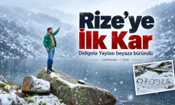 Rize beyaza büründü!