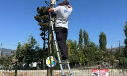 Sakarya Geyve'de parkların kameraları kayda başladı