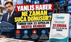 TİMBİR'den medya için kritik rehber: 'Yanıltıcı bilgi' suçunda 33 soru, 33 yanıt