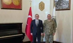 Tuğgeneral Uğur Özyurt'tan Vali Ziya Polat'a Ziyaret