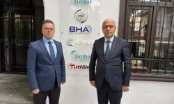 Türk Büro-Sen Rize Şube Başkanı Tatoğlu Ankara'da; BHA Genel Müdürü Kaçar'ı ziyaret etti