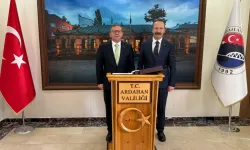 Vali Ziya Polat'tan Ardahan valisine hayırlı olsun ziyareti