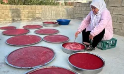 Adıyaman'da kış hazırlıkları hızlandı... Damlarda salça mesaisi başladı