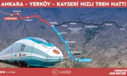 Ankara-Kayseri arası YHT ile 1 saat 45 dakika olacak