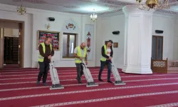 Ankara Keçiören'de ibadethanelerde temizlik çalışması
