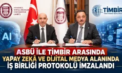 ASBÜ ile TİMBİR Arasında Yapay Zekâ ve Dijital Medya Alanında İş Birliği Protokolü İmzalandı