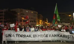 Başkentte Gazze için binlerce kişi yürüdü