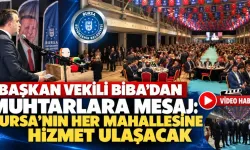Bursa Başkan Vekili Biba: Bursa'nın her mahallesine hizmet ulaşacak
