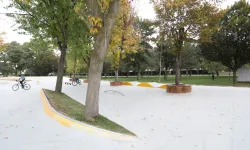 Bursa İnegöl'de yeni kaykay ve paten parkta sona gelindi