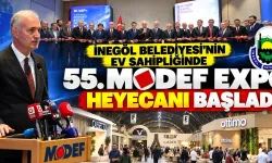 İnegöl Belediyesi'nin ev sahipliğinde 55. MODEF EXPO heyecanı başladı