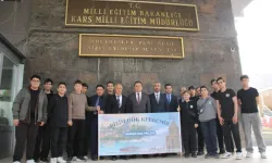 Kars'ta 'Bizim Gökkubbemiz' Kardeş Okul Projesi buluşması