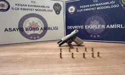 Keşan Aşağı Zaferiye'de gece yarısı silah alarmı: 1 gözaltı