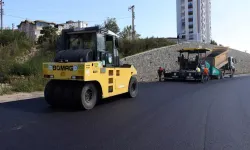 Ordu Fatsa'da asfalt mesaisi devam ediyor