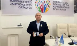TİMBİR Genel Başkan Yardımcısı Akil Alesger'e Kazakistan'da anlamlı ödül