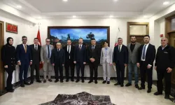 TİMBİR Genel Başkanı Dr. Süleyman Basa Ardahan Valisi Yamlı'yı ziyaret etti