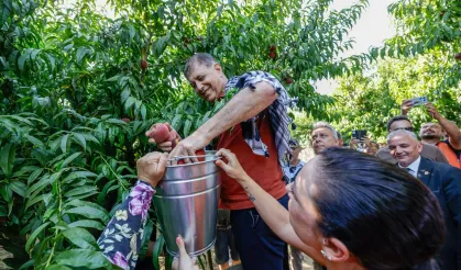 Selçuk Şen Şeftali Şenliği'nde Başkan Tugay'dan Üreticiye Destek Sözü
