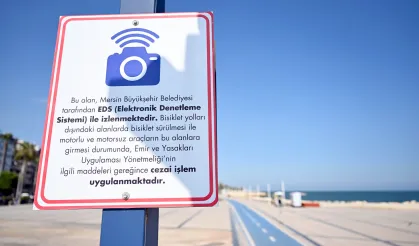 Mersin sahil şeridine 7/24 elektronik denetleme sistemi