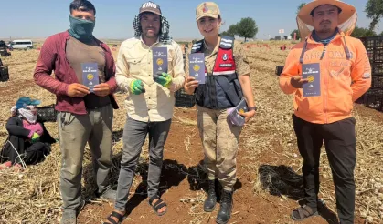 Şanlıurfa Jandarması'ndan KADES bilgilendirmesi