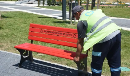 Balıkesir kent mobilyasını kendi üretiyor