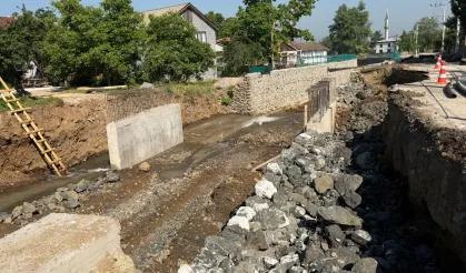 Düzce Aydınpınar'da Sel Hasarı Gören Köprüler Yenileniyor