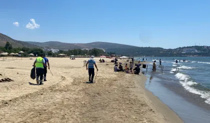 Efes Selçuk sahillerinde temizlik mesaisi devam ediyor