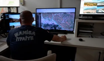 Manisa'da Yapay Zeka Yangını Erken Tespit Etti