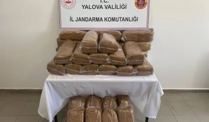 Yalova'da 160 Kg Kaçak Tütün Ele Geçirildi