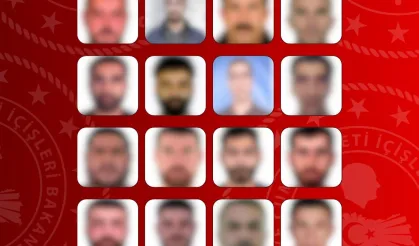 16'sı kırmızı bültenli 60 suçlu yakalandı