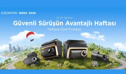 DDPAI Week ilk kez Türkiye'de başlıyor: Akıllı araç kameralarında özel indirimler ve hediyeler