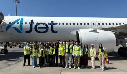 AJet'te üniversiteli gençlerin operasyon günü