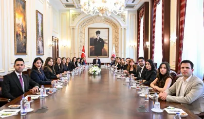 Bakan Gürlek adliye muhabirleriyle buluştu