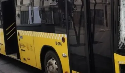 Bakırköy'de İETT otobüsünde yangın çıktı