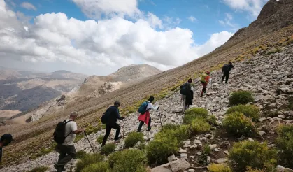 Dağcılar Mereto Zirvesi'ne tırmandı